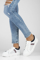 Leather shoes Filippo DP4531/23 WH NV white