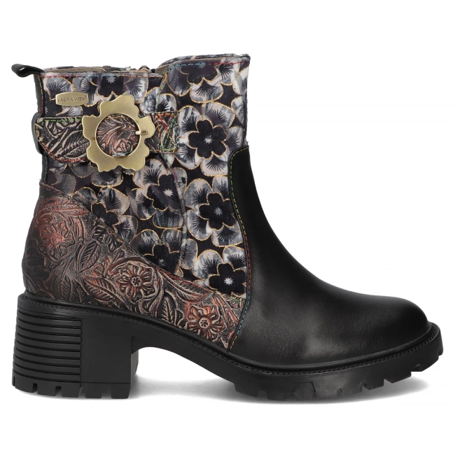 Leather ankle boots Laura Vita corineo 31 black
