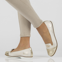 Leather shoes Filippo 150 gold