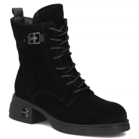 Leather ankle boots Filippo DBT7181/25 BK black