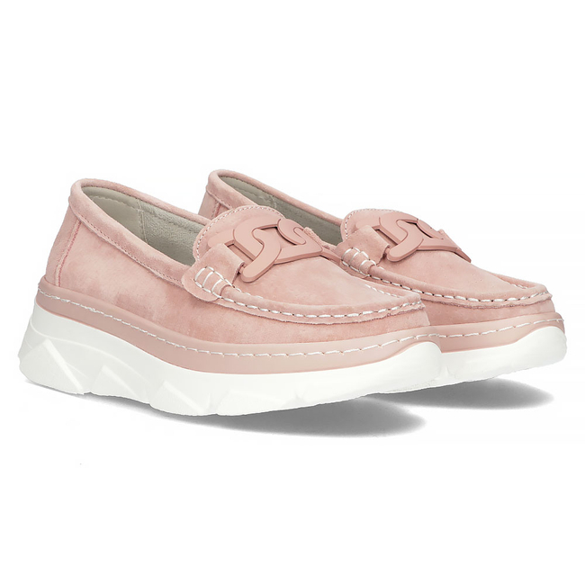 Leather shoes Filippo DP4552/23 PI pink