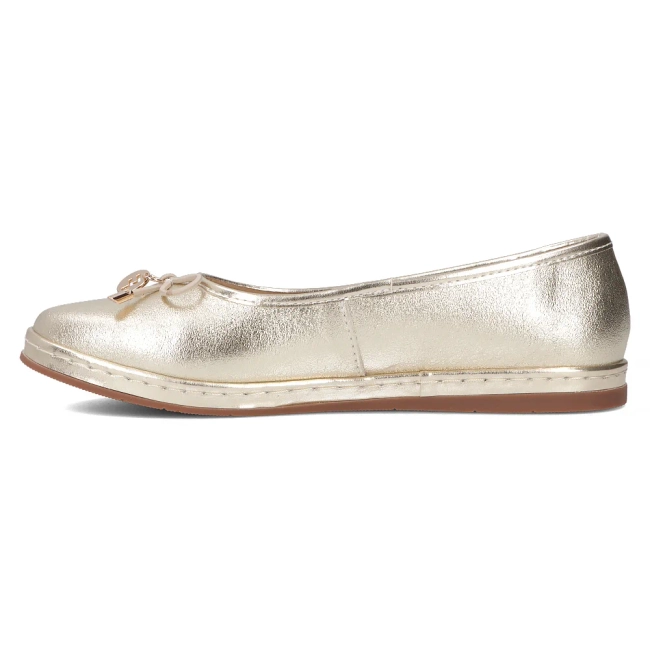 Leather ballerinas Filippo DP6856/25 GO gold