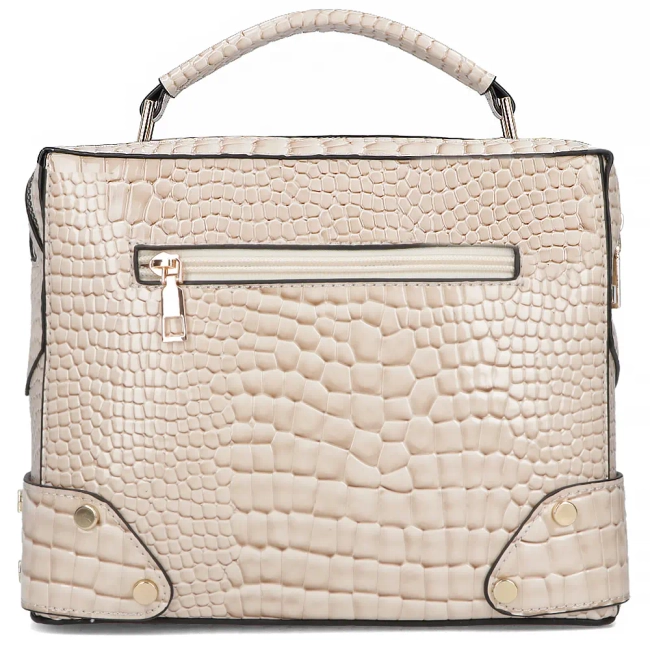 Beige handheld bag beige chic