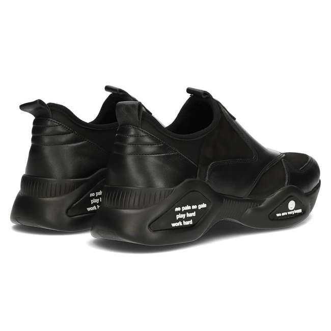 Leather shoes Filippo DP3911/22 BK black