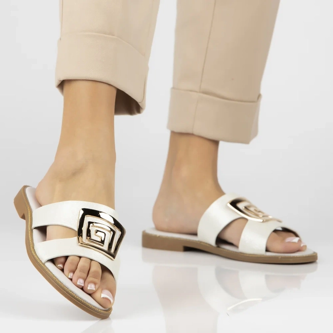 Slippers Filippo DK3703/25 WH white