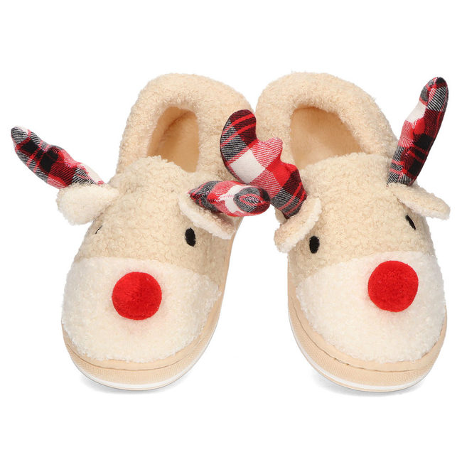 Kapcie renifery beżowe YL31