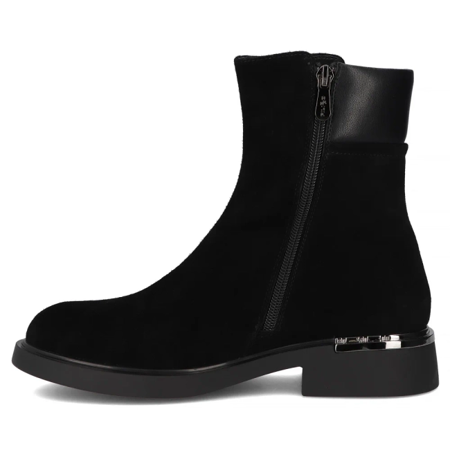 Leather ankle boots Filippo DBT7180/25 BK black