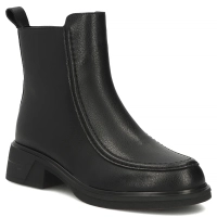 Skórzane botki Filippo DBT8119/26 BK czarne