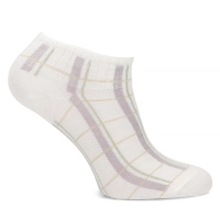 Women's Socks 2512-7 grid white