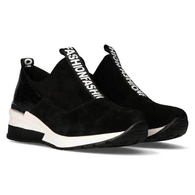 Leather Sneakers Filippo DP1689/20 Black