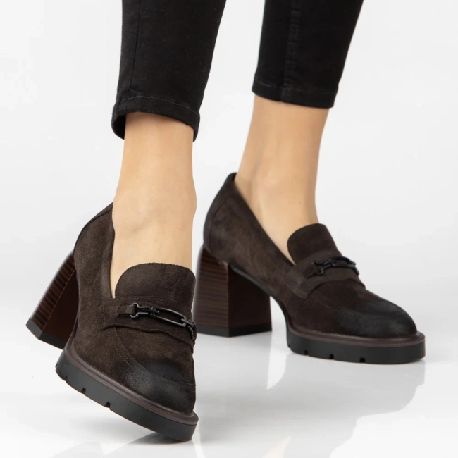 Leather shoes Filippo DP8169/26 D BR brown