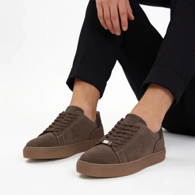 Leather Sneakers Filippo MP8272/26 TP taupe