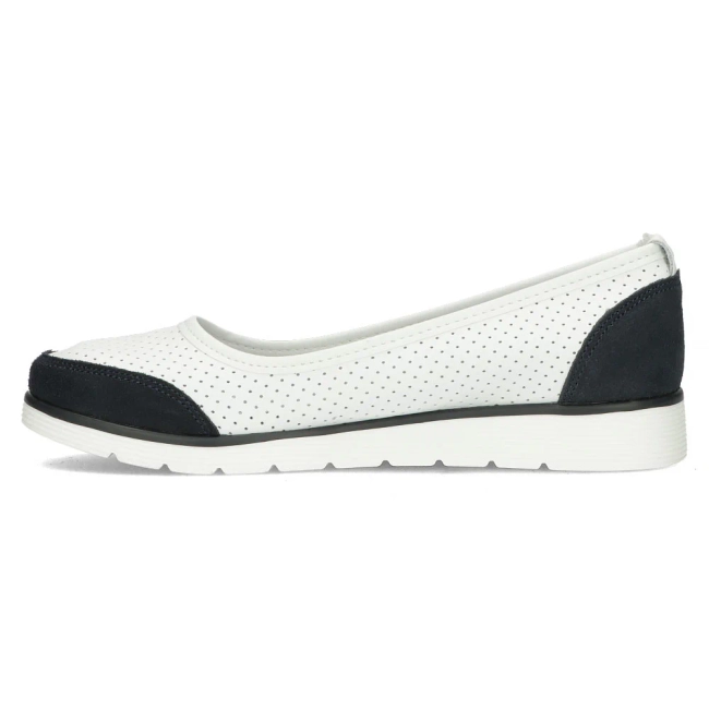 Leather shoes Filippo DP4524/24 WH NV white