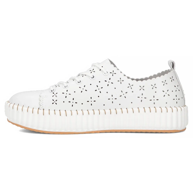 Leather shoes Filippo DP6761/25 WH white