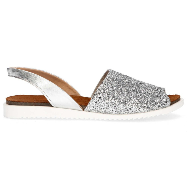 Sandals Filippo 1112 Sequins silver