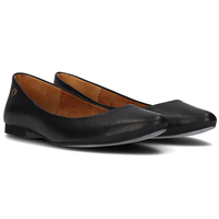 Skórzane baleriny Filippo 04100 czarne