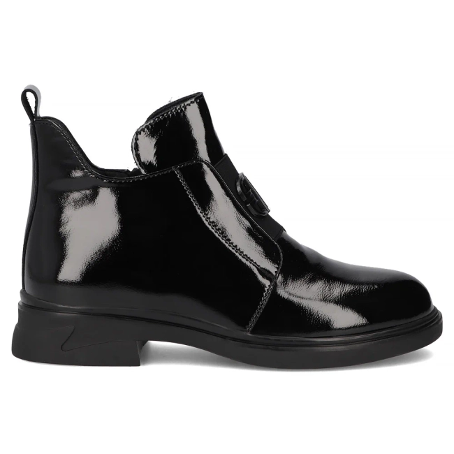 Leather ankle boots Filippo DBT7393/25 BK L black