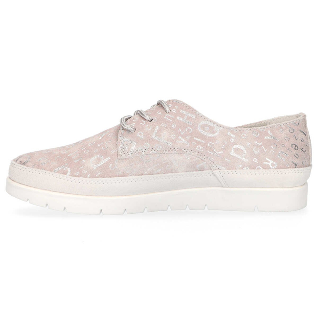 Skórzane półbuty Filippo DP1383/20 GR szare