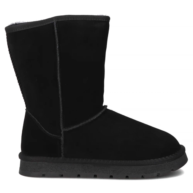 Leather snow boots Filippo DBT7333/25 BK black
