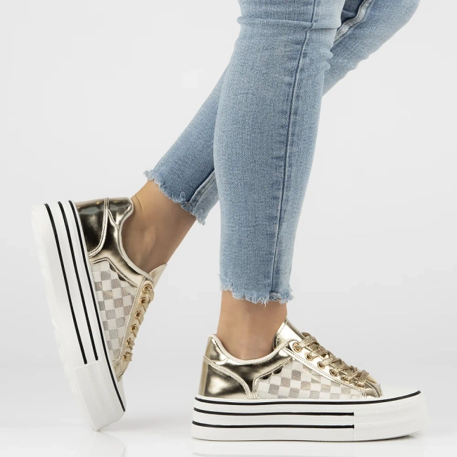 Trampki Filippo DTN7096/25 GO złote