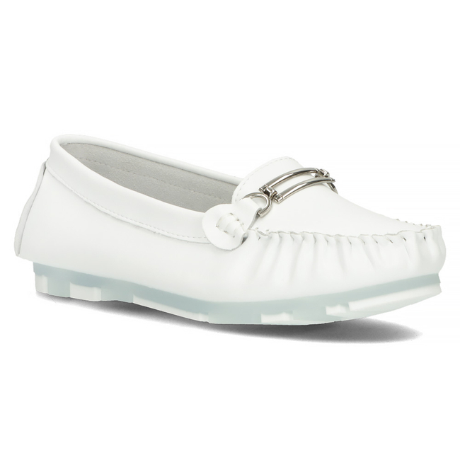 Leather loafers Filippo DP1202/23 WH white