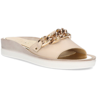Leather flip-flops Filippo 105 beige