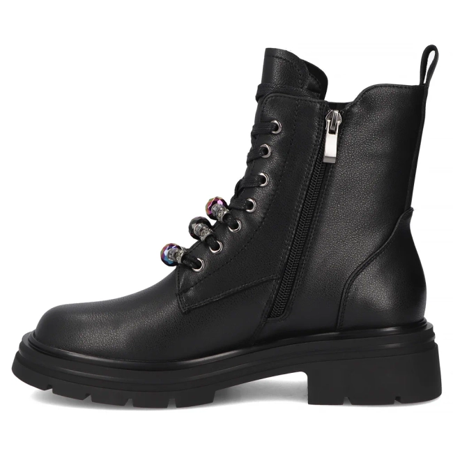 Leather ankle boots Filippo DBT7347/25 BK