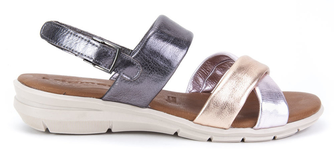 Sandals Tamaris 1-28710-20 966 Pewter Comb