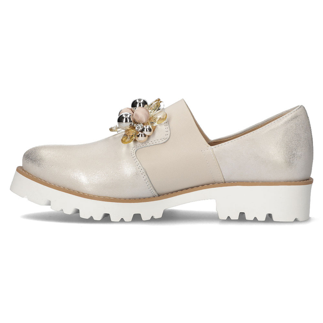 Leather shoes FILIPPO 166/TR gold