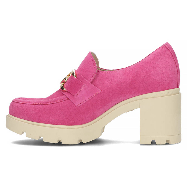 Leather shoes Filippo 20097 fuchsia