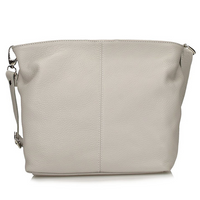 Handbag Toscanio Messenger Bag Leather 211 light grey