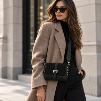 Black handbag Daca