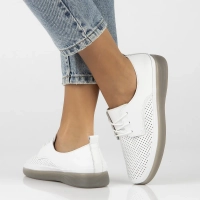 Leather shoes Filippo DP6788/25 WH white