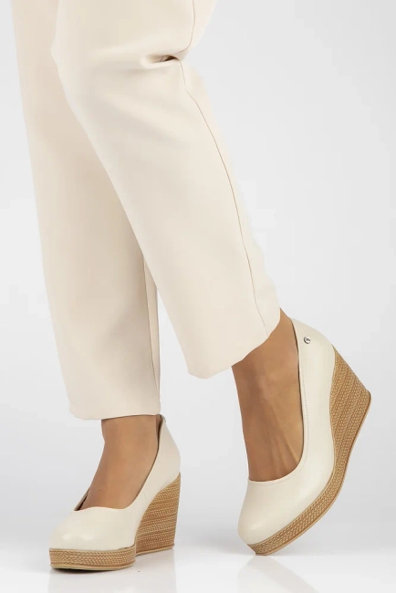 Leather shoes Filippo DP3521/24 BE beige