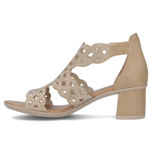 Sandals Rieker 64773-61 beige