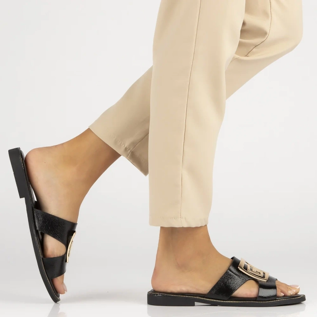 Slippers Filippo DK3703/25 BK black