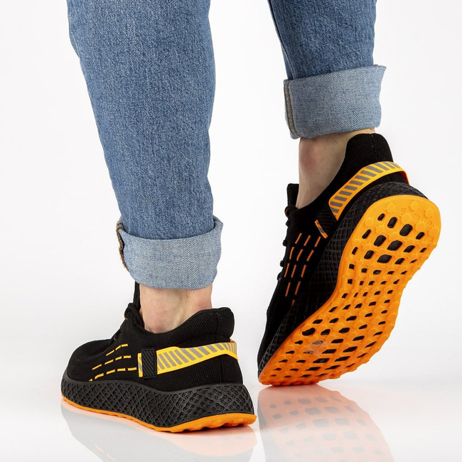 Sneakersy męskie Filippo MTN2178/21 BK OR czarne
