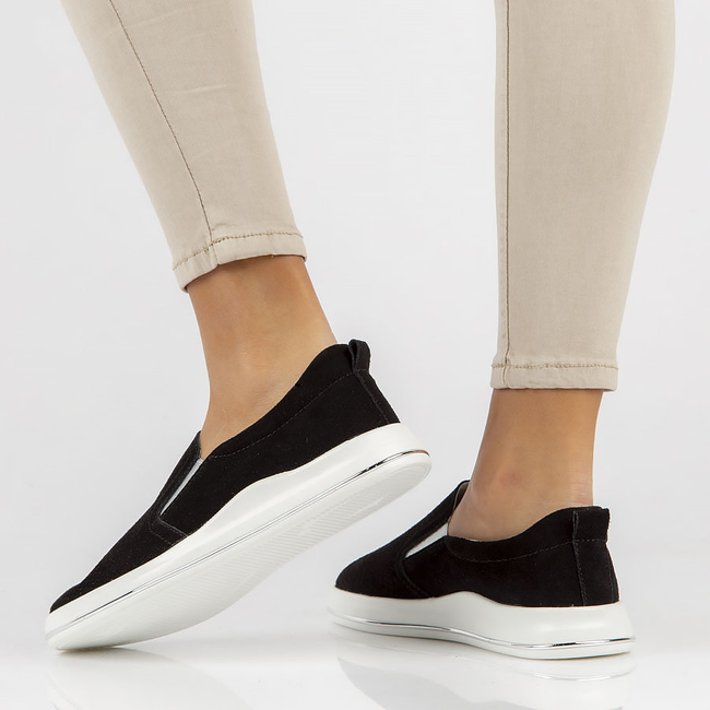 Leather shoes Filippo DP3622/22 BK black