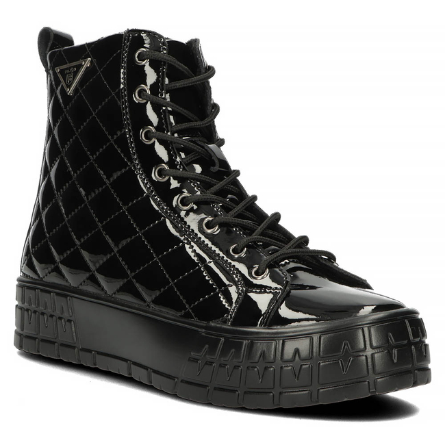 Leather boots Filippo DBT3944/22 BK black