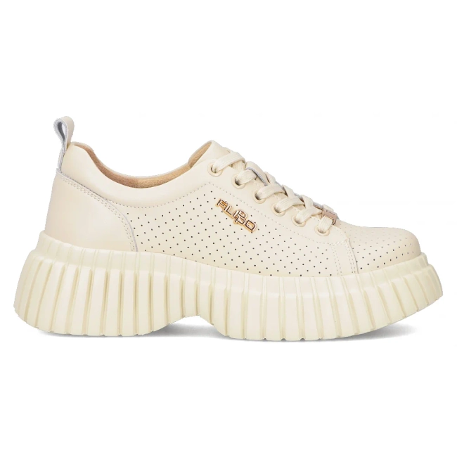 Leather sneakers Filippo DP6779/25 BE beige