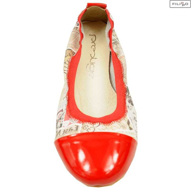 Ballerina PRESTIGE 900 red/newspaper 8020972