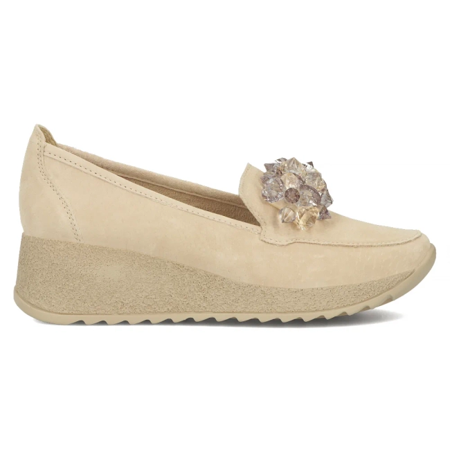 Leather shoes Filippo DP4563/24 BE beige