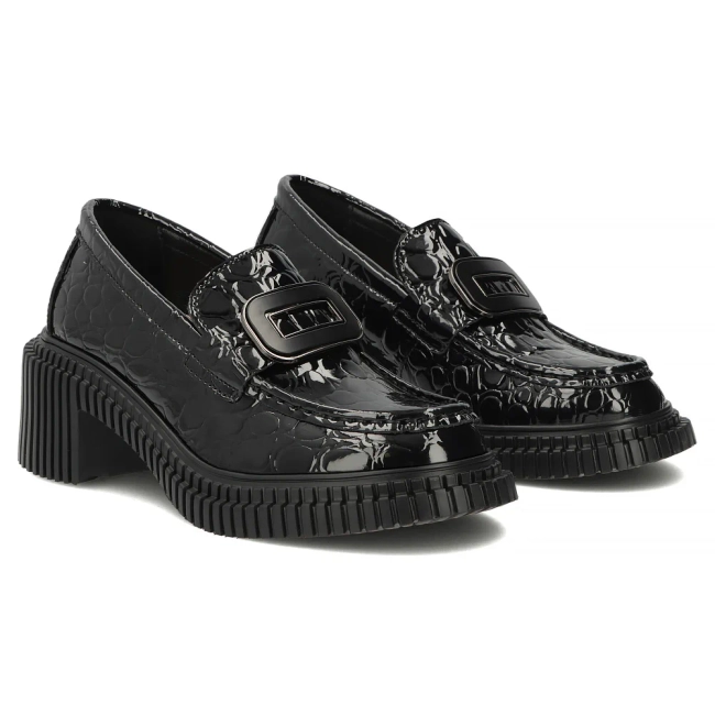 Leather shoes Filippo DP8111/26 BK black