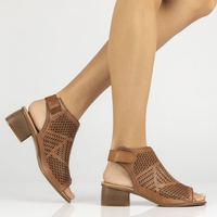 Leather sandals Remonte R8774-24 brown