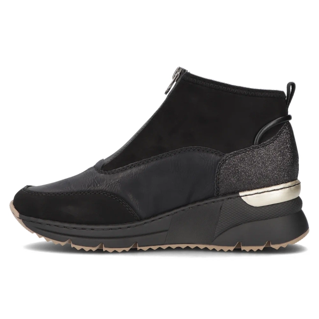 Sneakersy Rieker N6361-00 czarne