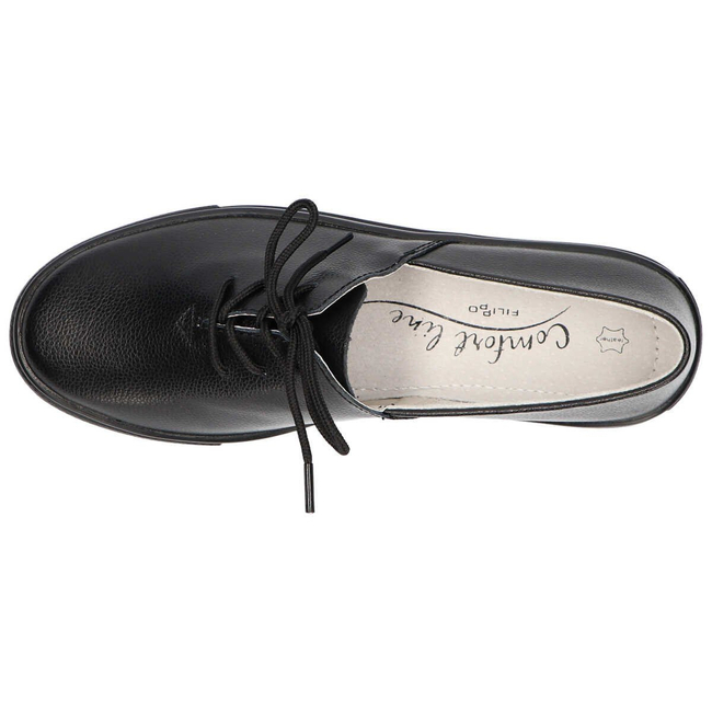 Leather shoes Filippo DP1321/20 BK black