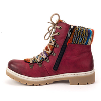Botki Rieker Y9432-35 Red Combination