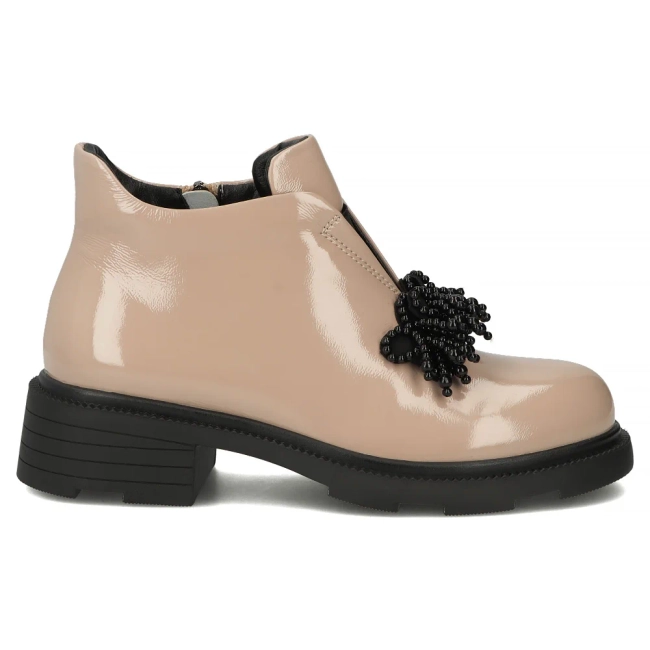 Leather ankle boots Filippo DBT6370/25 BE beige