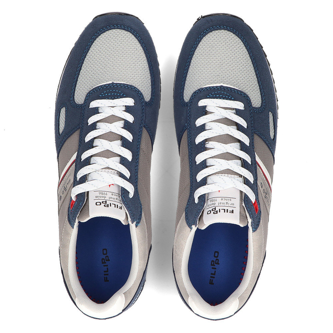 Shoes Filippo MSP2129/21 NV GR gray navy blue