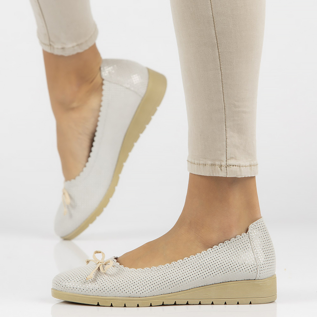 Leather shoes Filippo DP1254/20 GR gray